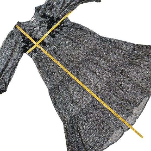 WORLD MARKET Embroidered Sheer Maxi Dress - Size M - Picture 13 of 16